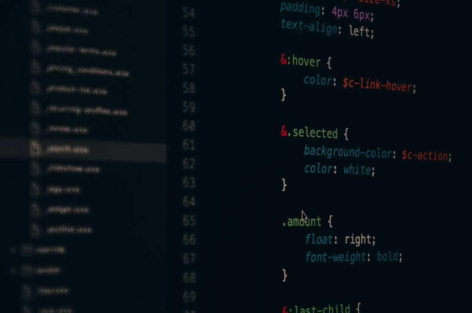 Programmcode auf einem Bildschirm